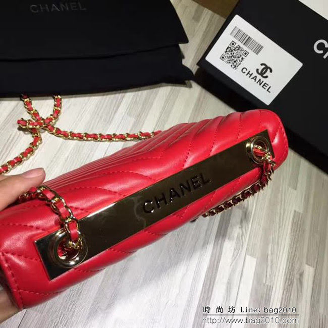 香奈兒CHANEL V982新款新顏色專櫃品質羊皮鏈條小包 DSC1257
